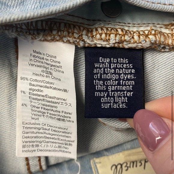 Madewell High Rise Denim Shorts - Picture 5 of 6